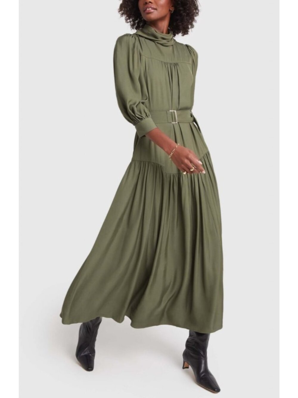 G. Label Goop Scottie High Collar Shirt Dress Size 0